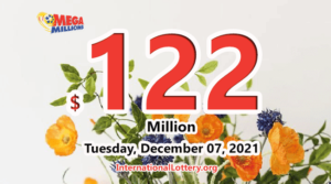 2021年12月3日的Mega Millions结果 – 彩金为1.22
