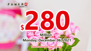 $100 万的奖金属于 2 位玩家； Powerball 奖金飙升至 $2.8 亿。